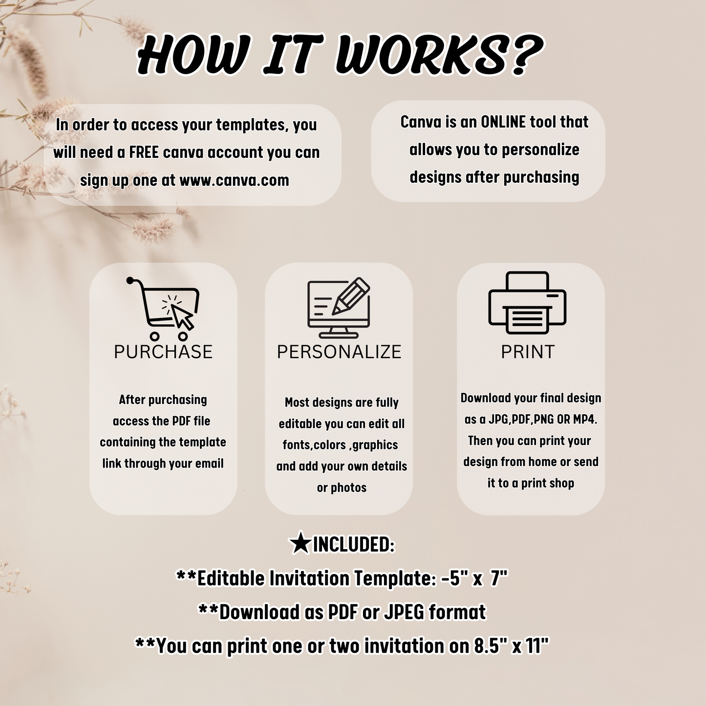 Moana Birthday Invitation, Moana Invite, Baby Moana Invitation Template Digital Download