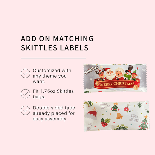 Add Matching Skittles Labels