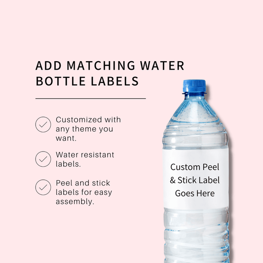 Add Matching Water Bottle Labels