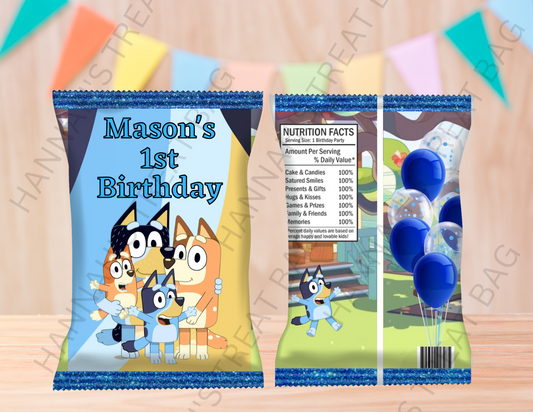 Digital  Bluey Theme Editable