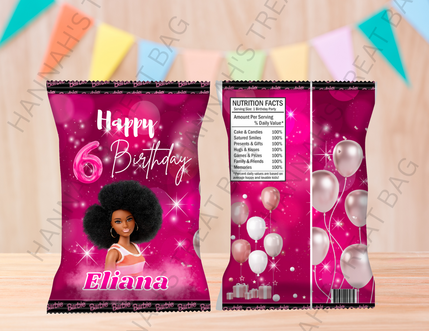 Digital Barbie Theme Editable