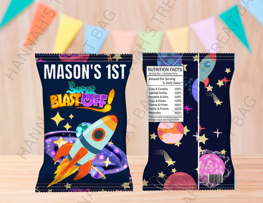 Digital Blast Off/Spaceship Theme Editable