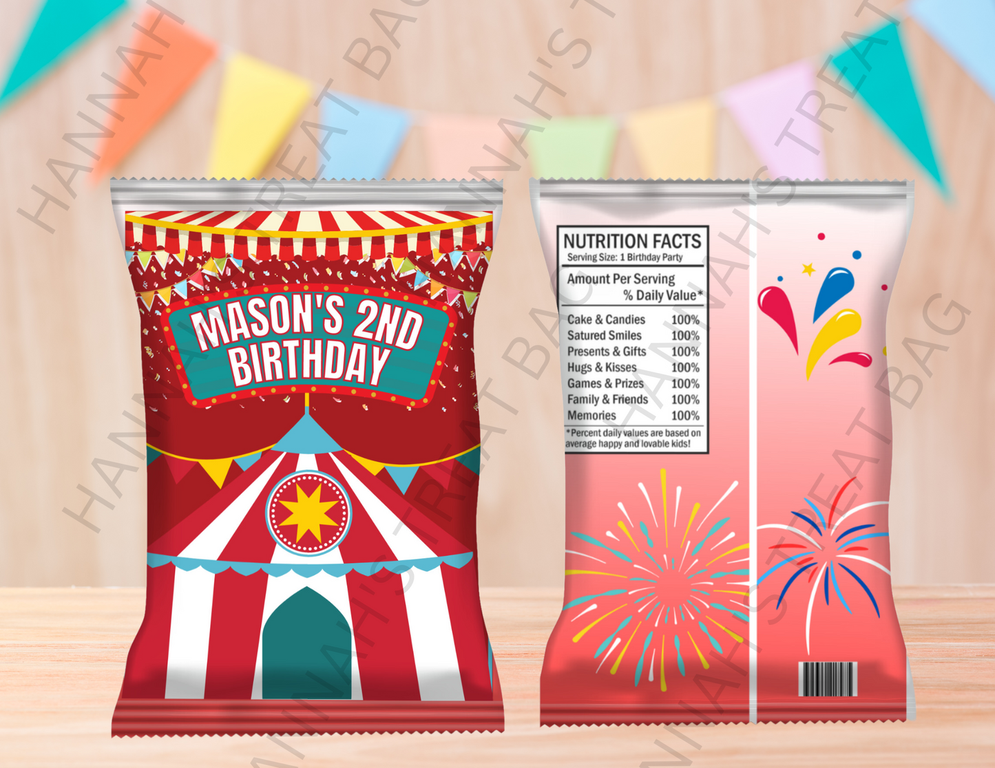 Digital  Carnival/Circus Theme Editable