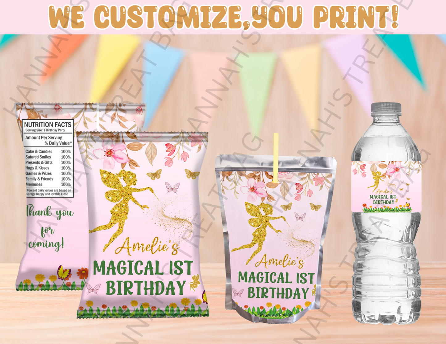 Digital Fairy Theme Editable