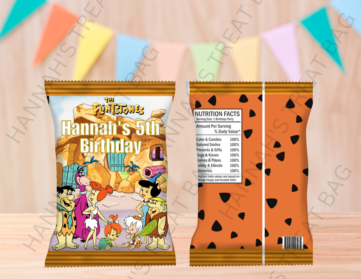 Digital Flintstones Theme Editable