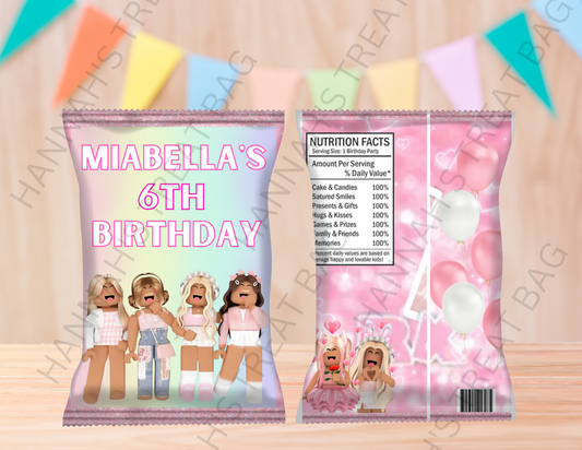 Digital Roblox Theme For Girl Editable