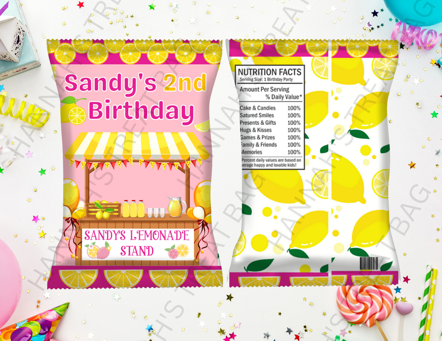 Digital  Lemonade Theme Editable