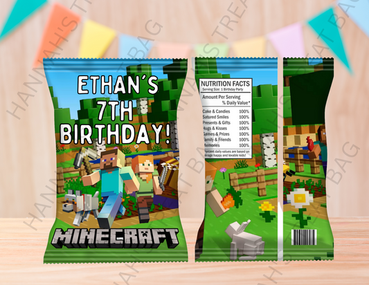 Digital Minecraft  Theme Editable