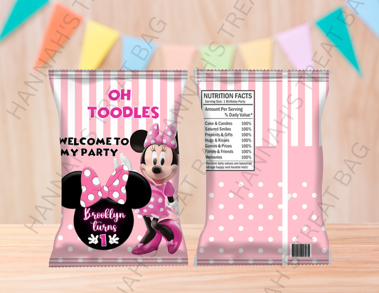 Digital Minnie Mouse Theme Editable