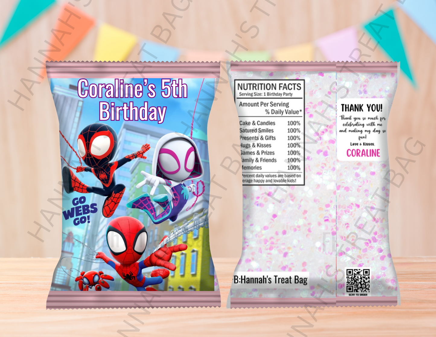 Digital Spidey and Friends Theme Editable