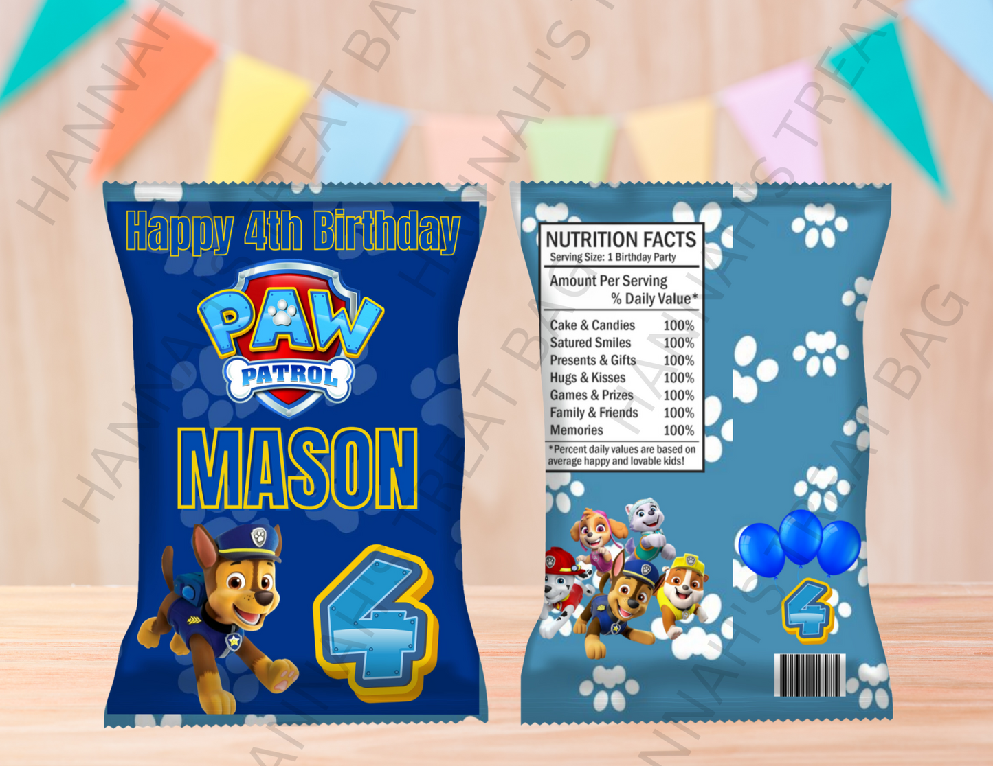 Digital Paw Patrol Theme Editable