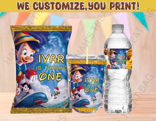 Digital Pinocchio Theme Editable