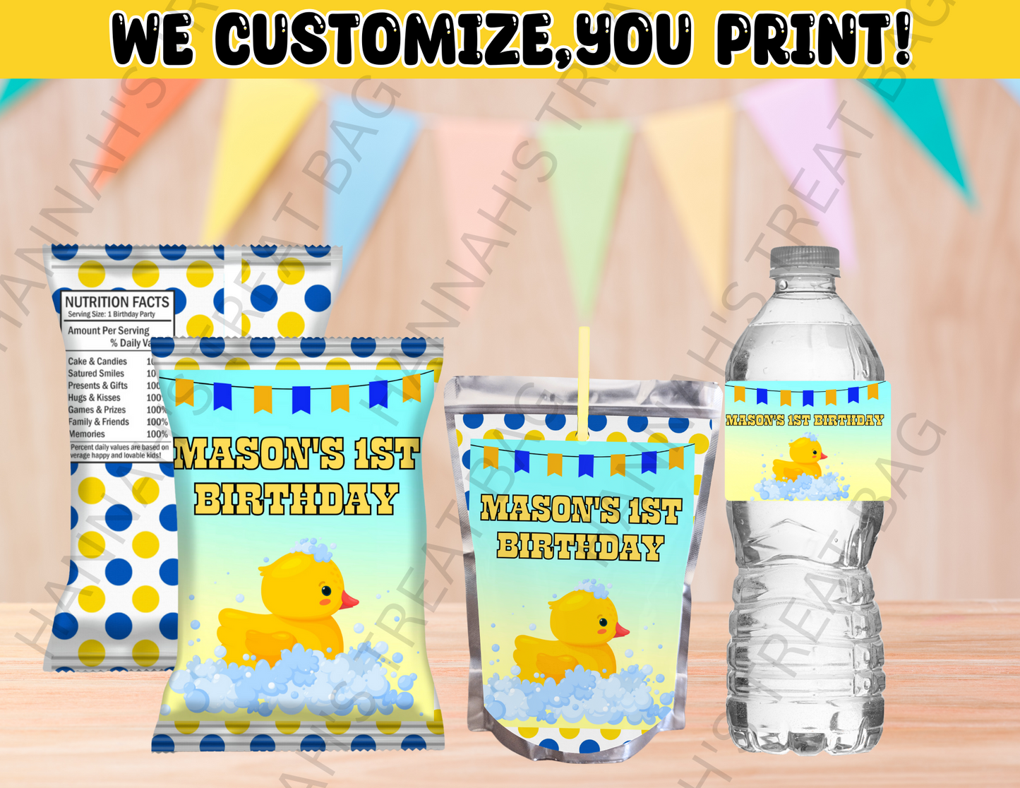 Digital Rubber Ducky Theme Editable