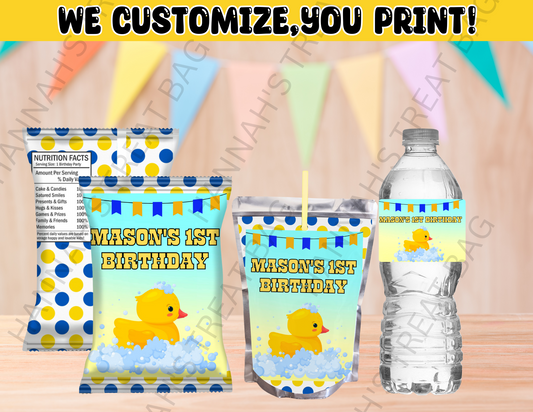 Digital Rubber Ducky Theme Editable