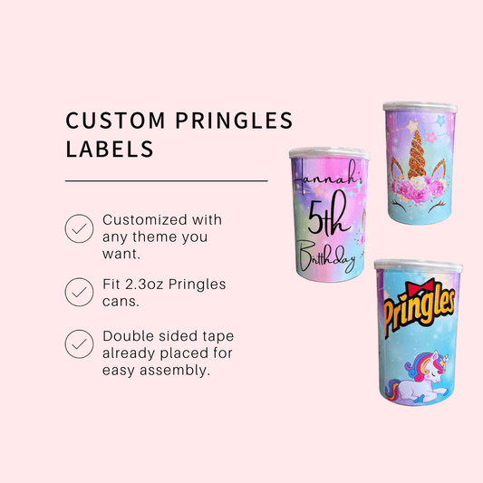 Pringle Can Labels